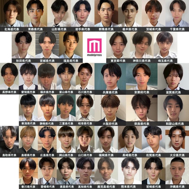 「男子高生ミスターコン2025」セミファイナリスト（一部）