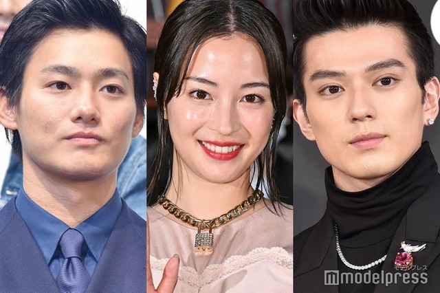 （左から）野村周平、広瀬すず、新田真剣佑（C）モデルプレス