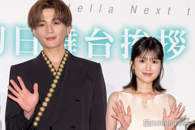 「隣のステラ」初日舞台挨拶に出席した八木勇征、福本莉子（C）モデルプレス