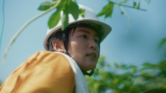 目黒蓮「キリンビール 晴れ風」 新TVCM「晴、風、土。」収穫篇（提供写真）