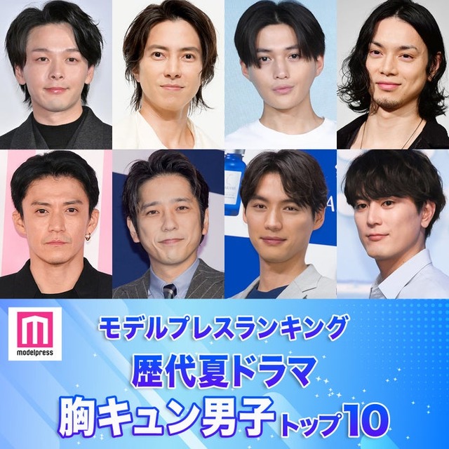 読者が選ぶ「歴代夏ドラマの胸キュン男子」トップ10を発表（C）モデルプレス