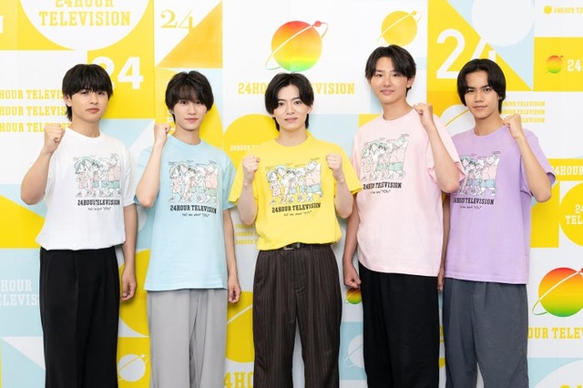 関西ジュニア／池川侑希弥、嶋崎斗亜、西村拓哉、伊藤篤志、角紳太郎（C）読売テレビ