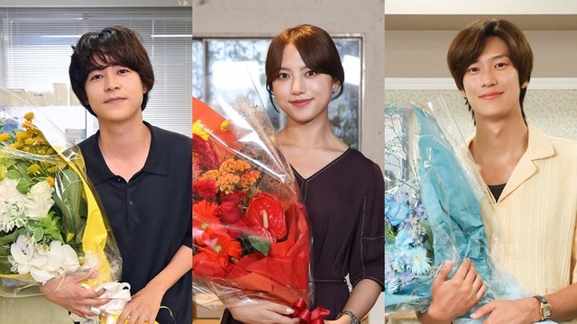 成田凌、清原果耶、ナ・イヌ「初恋DOGs」（C）TBS