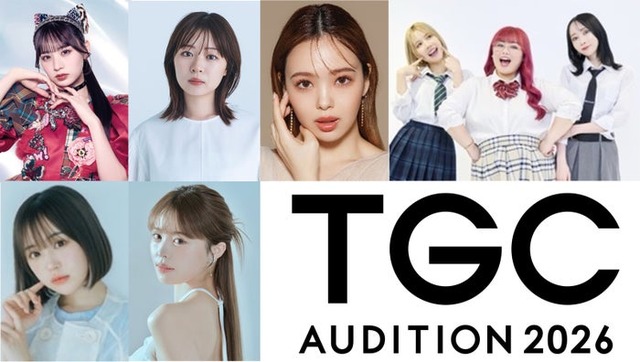 （上段左から）立花琴未、莉子、藤田ニコル、くれいじーまぐねっと（下段左から）なえなの、おさき（提供写真）