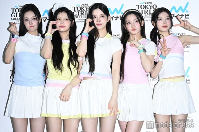 ILLIT／YUNAH（ユナ）、WONHEE（ウォンヒ）、MINJU（ミンジュ）、IROHA（イロハ）、MOKA（モカ）（C）モデルプレス