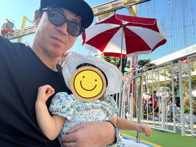 東貴博、1歳次女が“浅草花やしき”デビュー「やっと連れて来れた」「ちっちゃい子が乗れるのも たくさん」