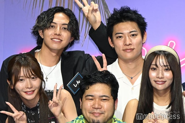 まいか＆しんカップル、みれい＆だいすけカップル／まいか、しんたろー、早川大輔、神山みれい（C）モデルプレス