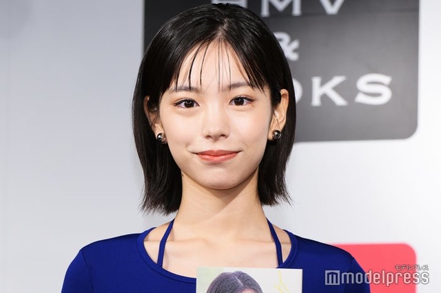 「日々謳歌」発売記念メディア取材会に出席した當真あみ（C）モデルプレス