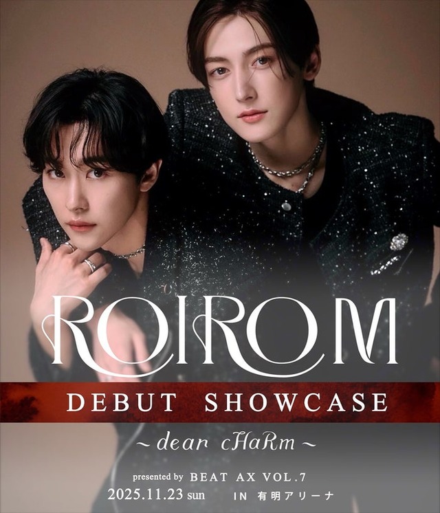 ROIROM「ROIROM debut showcase 〜dear cHaRm〜 presented by BEAT AX VOL.7」（提供写真）