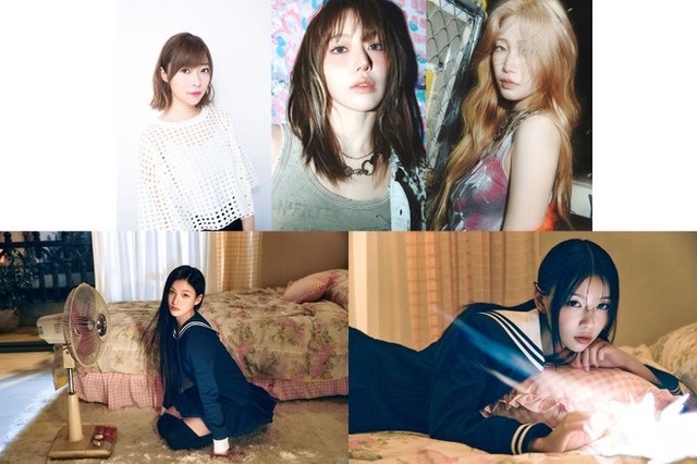 （左から時計回りに）指原莉乃、SAKURA、KAZUHA、MOKA、IROHA（提供写真）