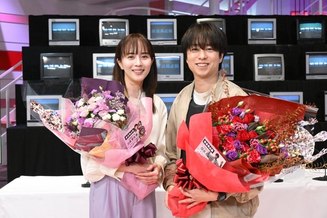 比嘉愛未、櫻井翔（C）日本テレビ