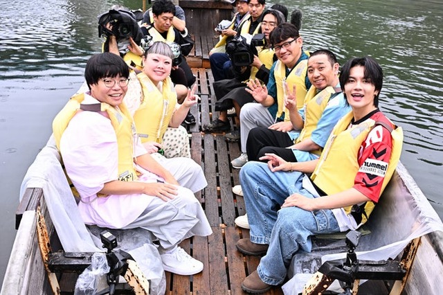 関町知弘、渡辺直美、飯尾和樹、大悟、佐野勇斗（C）TBS