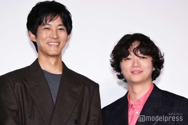 「ひゃくえむ。」公開初日舞台挨拶に出席した松坂桃李、染谷将太（C）モデルプレス