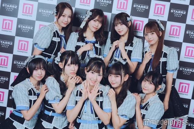 モデルプレスのインタビューに応じた（左上から時計回りに）葉月紗蘭、星谷美来、橋本桃呼、日向端ひな、城月菜央、籾山ひめり、東山恵里沙、松本ももな、涼海すう／高嶺のなでしこ（C）モデルプレス