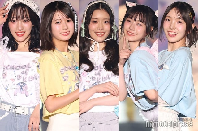 桜木心菜、小久保柚乃、風見和香、仲村悠菜、桜井えま（C）モデルプレス