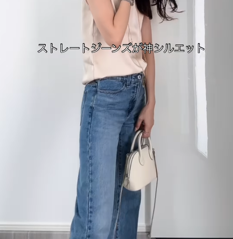 【UNIQLO×JW ANDERSON】オールシーズン映えるストレートジーンズ【40代の毎日コーデ】