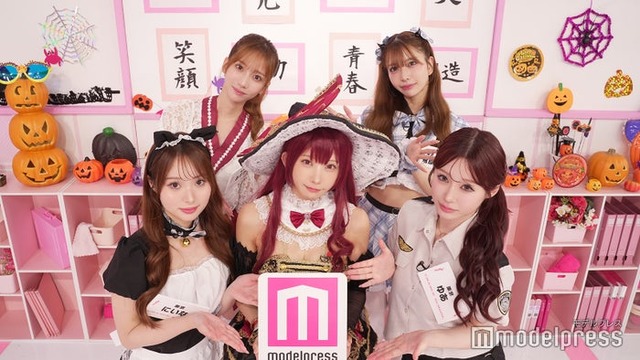 （左上から時計回りに）あすか、飛鳥、ゆあ、えなこ、にいな（提供写真）