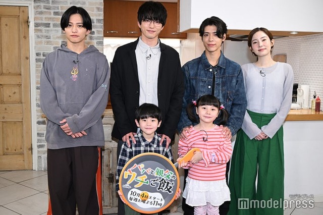 （上段左から）猪俣周杜、白洲迅、松島聡、蓮佛美沙子（下段左から）櫻くん、棚橋乃望ちゃん（C）モデルプレス