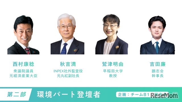 環境パート登壇者