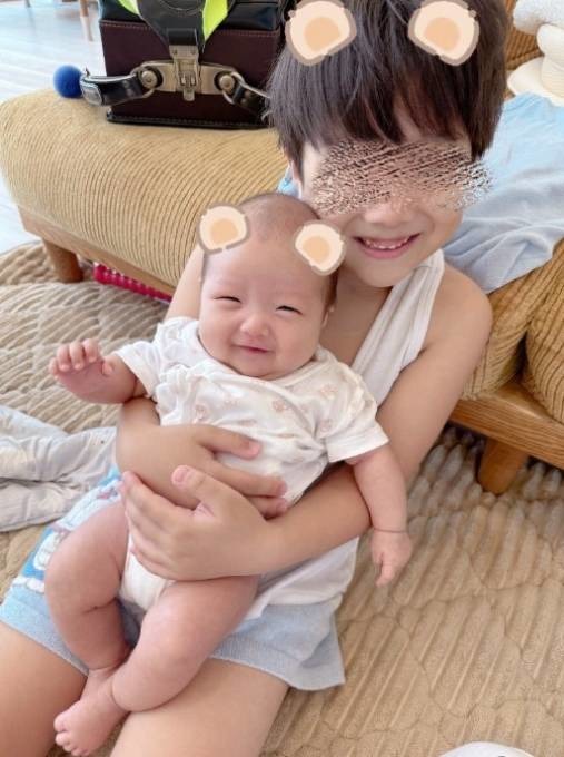 辻希美、三男＆次女の“激かわ”ニッコリSHOTを公開「最高の写真が撮れました」