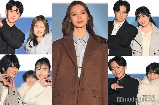 （左上から時計回り）中村匠吾さん、昼間彩花さん、中川紅葉、増田悠佑さん、田中葵さん、坂本侑翼さん、野宮凛さん高岡遼佑さん、服部琴夏さん（C）モデルプレス