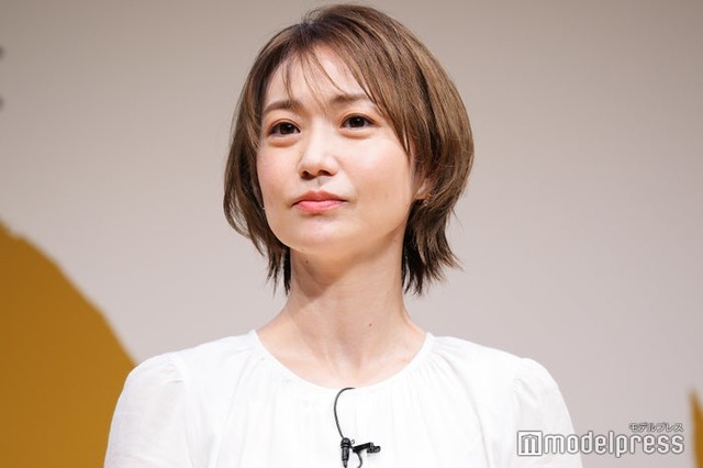 発表会に登壇した大島優子（C）モデルプレス