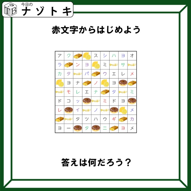 クイズです！「赤文字からはじめよう」この意味が分かりますか？【難易度LV４.・辛口】
