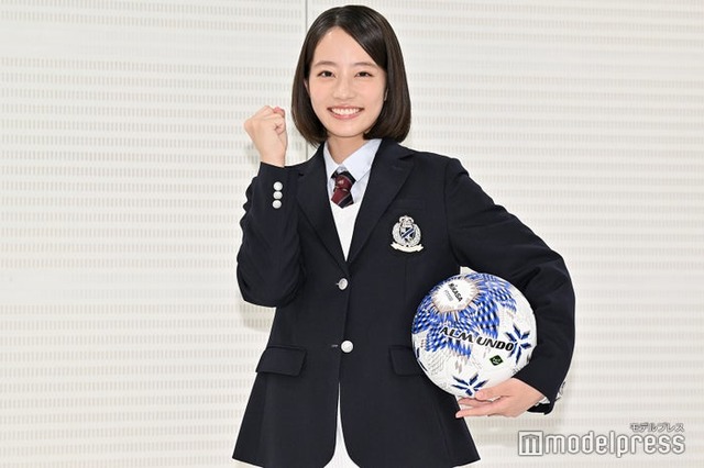 「第104回大会 高校サッカー応援マネージャー就任発表」に出席した池端杏慈（C）モデルプレス