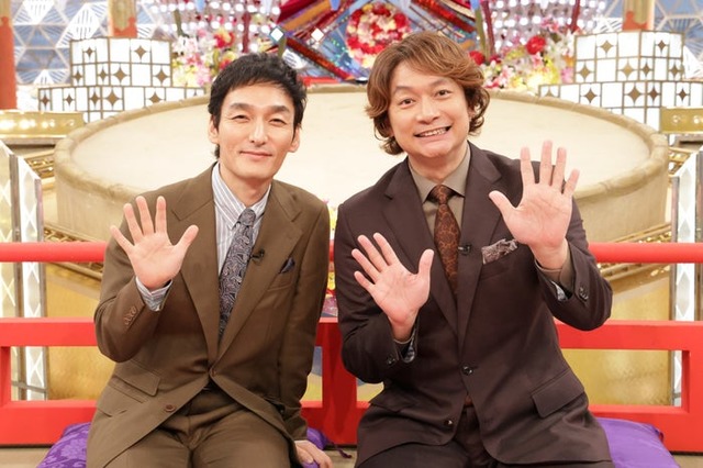 草なぎ剛、香取慎吾（C）フジテレビ