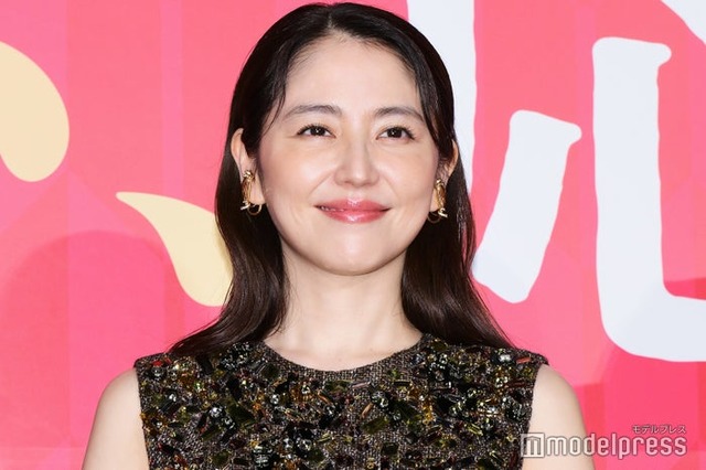 映画「おーい、応為」公開御礼舞台挨拶に出席した長澤まさみ（C）モデルプレス