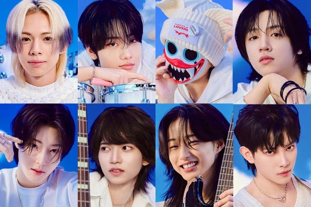 「STEAL HEART CLUB」参加者（上段左上から時計回り）カズキ、キム・ウンチャンB、ハギワ、チョン・ウソク、ジャオ・ジアイン、ケイテン、マーシャ、マーシャ（C）CJ ENM. All Rights Reserved