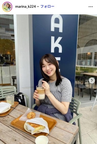 小林茉里奈アナInstagramより