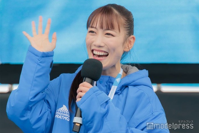 「横浜マラソン2025」に登場した高城れに（C）モデルプレス