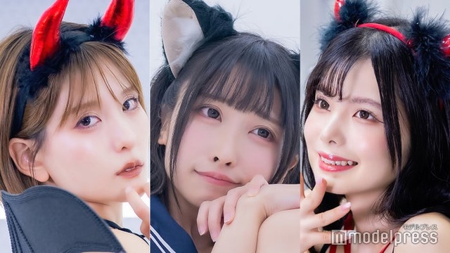 （左から）朝比奈祐未、白烏しろ、古浜あおい（C）モデルプレス