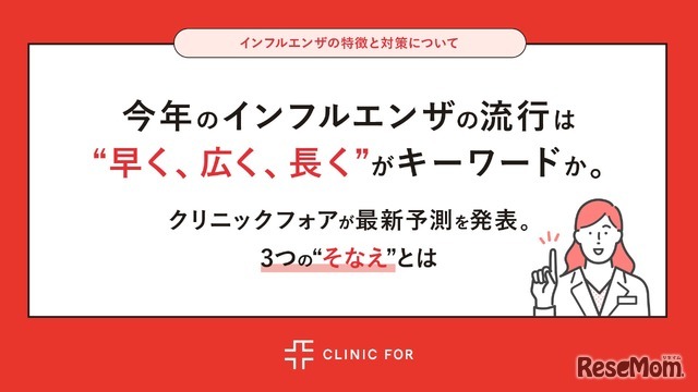 インフルエンザ最新流行予測 ”早く、広く、長く”がキーワード