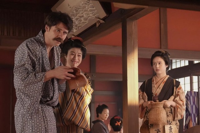 トミー・バストウ、さとうほなみ、高石あかり「ばけばけ」第24話（C）NHK