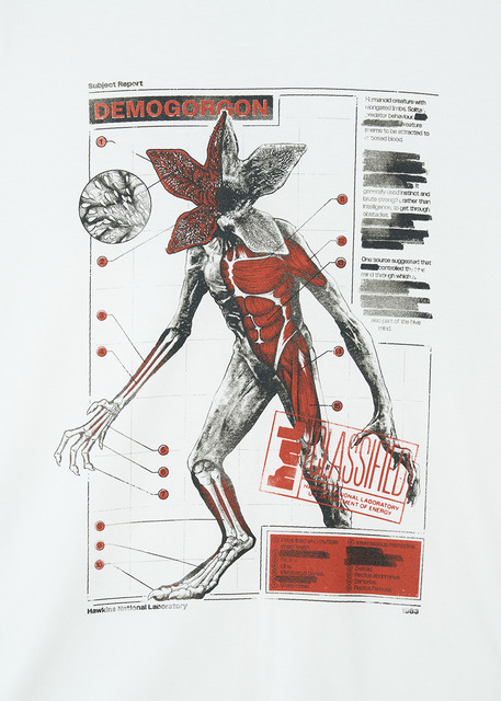 「ストレンジャー・シングス 未知の世界」×グラニフ　STRANGER THINGS TM/(C) Netflix.Used with permission.