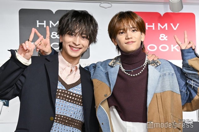 コラボイベントに出席した木村慧人、中島颯太（C）モデルプレス