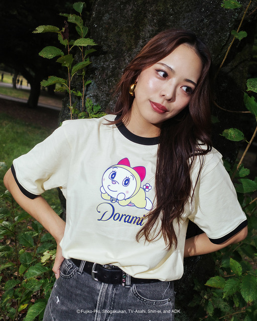 [DORAMI RINGER TEE] S-XXL/¥5,500-(IN TAX)