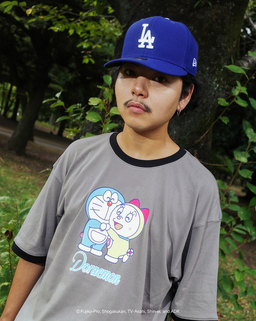 [DORAEMON DORAMI RINGER TEE] S-XXL/¥5,500-(IN TAX)
