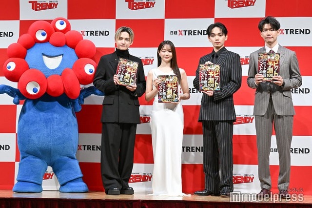 ミャクミャク、SKY-HI、森香澄、宮世琉弥（C）モデルプレス