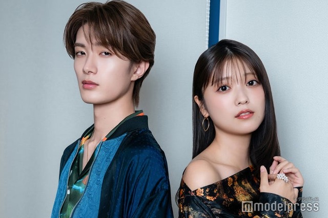 モデルプレスのインタビューに応じた山中柔太朗、工藤美桜（C）モデルプレス
