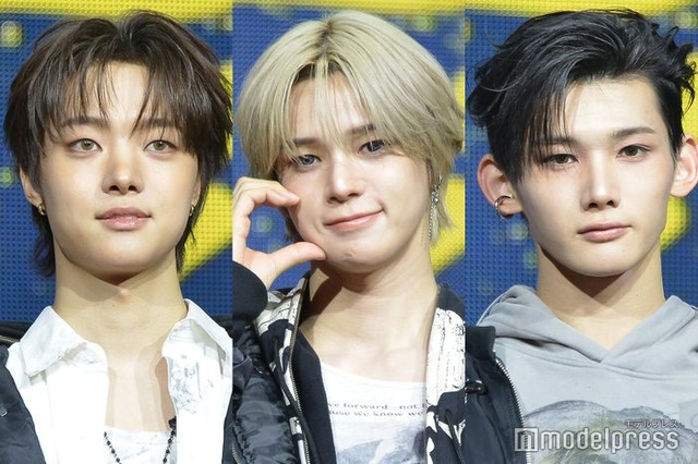 （左から）EJ、K、JO（C）モデルプレス