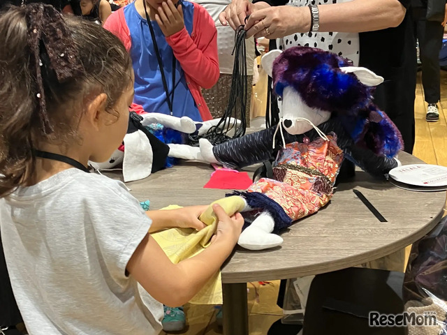 「こどもファッションプロジェクト」のようす