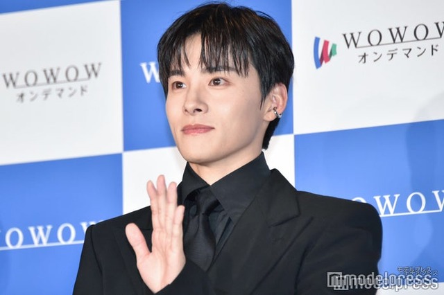 「連続ドラマＷ シャドウワーク」完成報告会に出席した川西拓実（C）モデルプレス