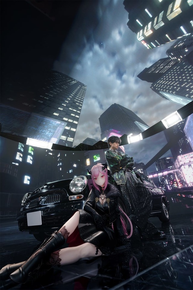 Mori Calliope×中島健人キービジュアル（C）UNIVERSAL MUSIC LLC.