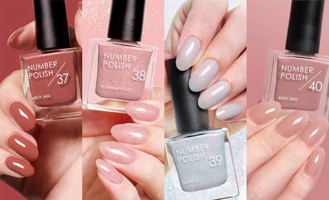NUMBER POLISH、2025年WINTER うるうるとした血色感 優しく華やかなウィンターカラー登場