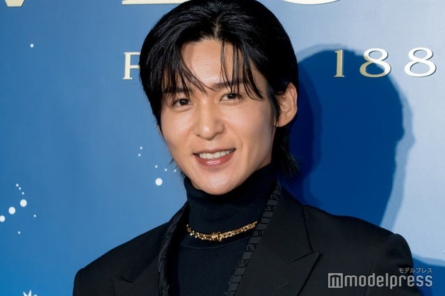 「ブルガリ アンバサダー 就任記者発表会」に登場した目黒蓮（C）モデルプレス