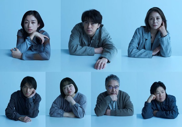 舞台「私を探さないで」メインビジュアル（上段左から）河合優実、勝地涼、小泉今日子（下段左から）篠原悠伸、富山えり子、岩松了、新名基浩（提供写真）