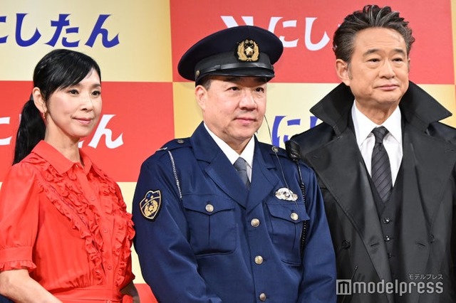 イベントに出席した（左から）黒木瞳、西村誠司氏、船越英一（C）モデルプレス